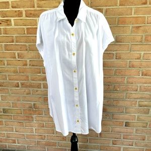 🌻BUTTON FRONT TUNIC BLOUSE